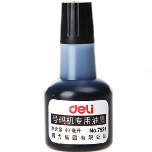 deli 得力 7521 号码机专用油墨(1瓶装)|一淘网优