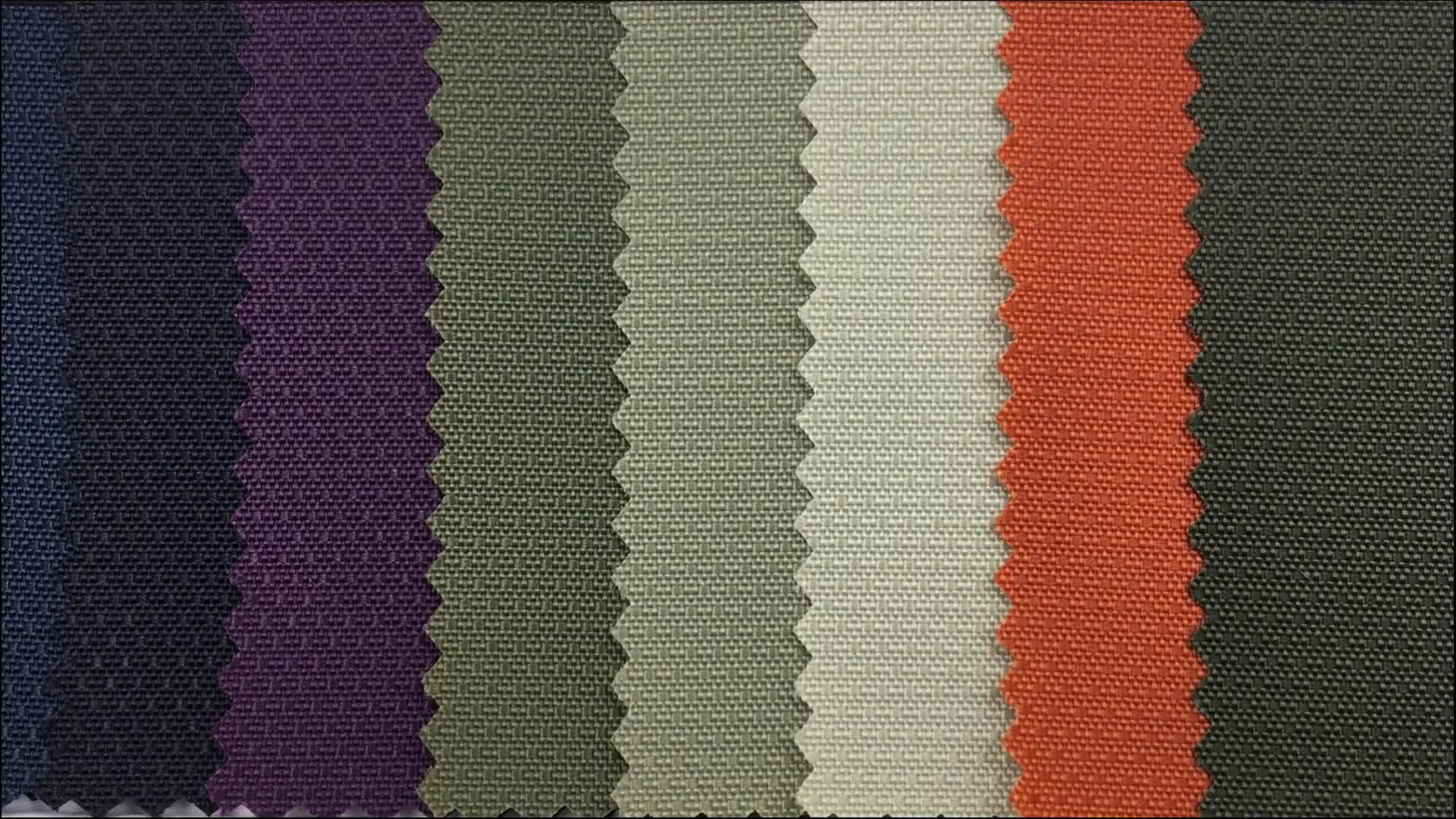 Antistatic 420d Strip Jacquard Pattern Nylon Fabric With Pu Coated