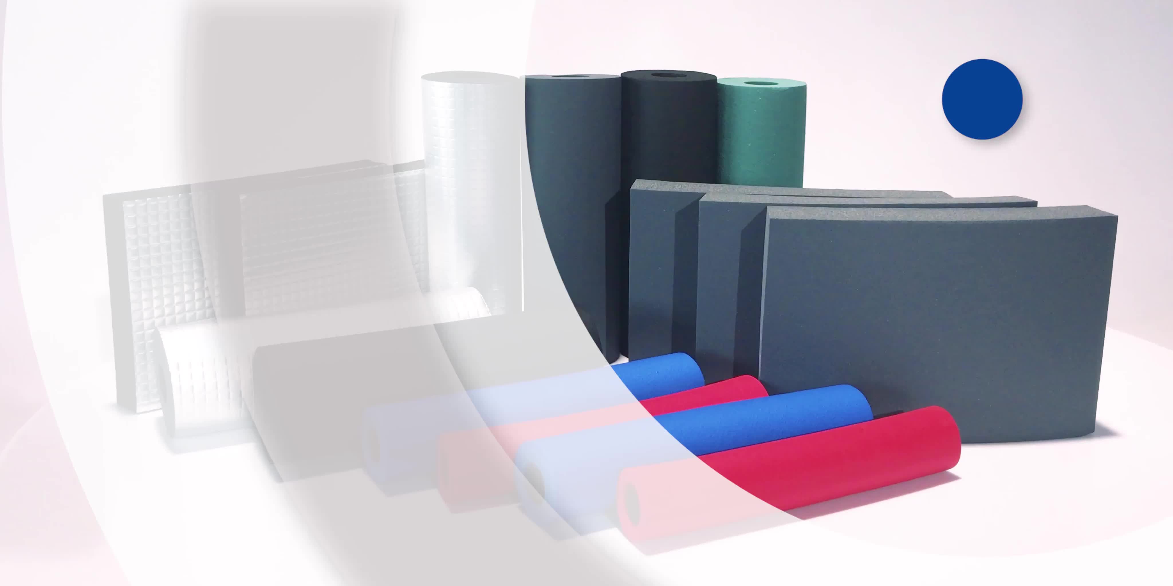 Plastic Recycling Plastic Rubber Foam Insulation Blanket Rubber