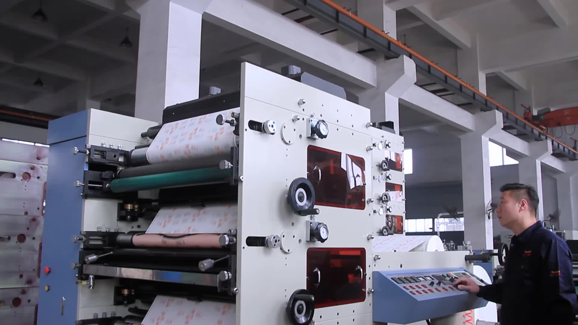 Ruida Sophisticated Technology Automatic 4 Color Paper Cup Flexo