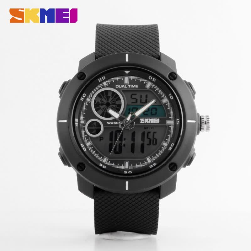 Wholesale Skmei 1361 Sport Digital Movement Dual Time Watch Men