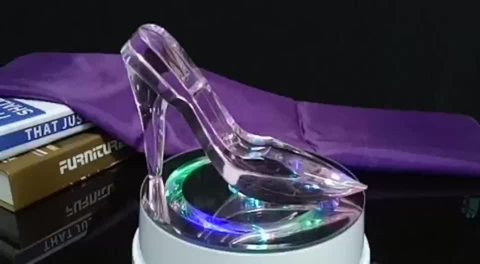 High Quality 3d Crystal High Heel Shoe Mold Different Color High