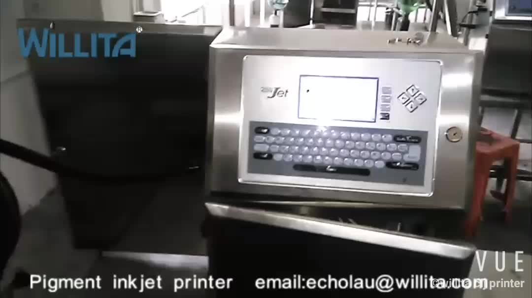 White Ink Inkjet Code Date Bottle Cij Printer For Sale Buy Industrial