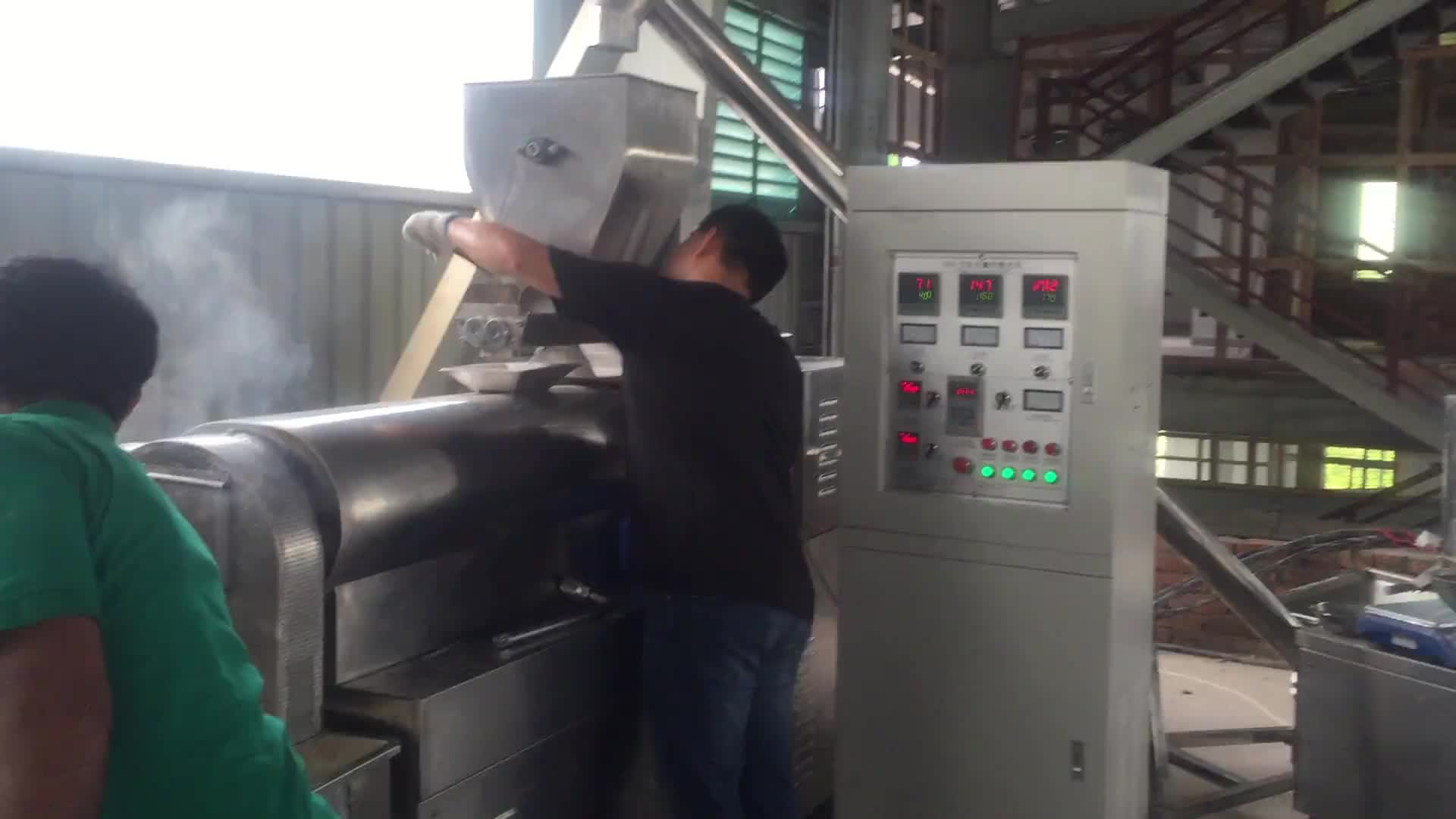 Puffed Rice Making Machine/automatic Puffing Crispy Rice Flour Snack