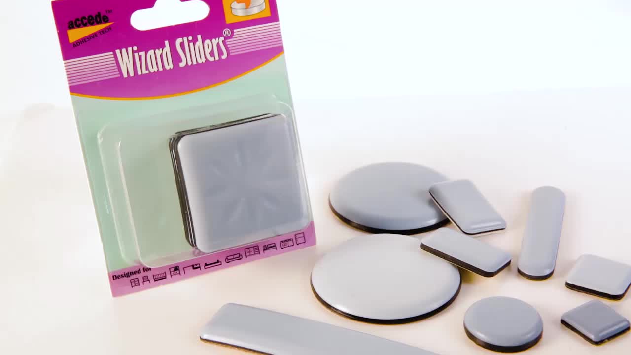 Adhesive Furniture Easy Slider Teflon Glides,Reusable Teflon Chair Leg