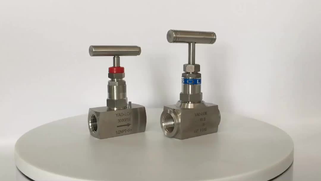 Yadlok High Pressure Ss Welding Needle Valve For Gas Oil Water Air