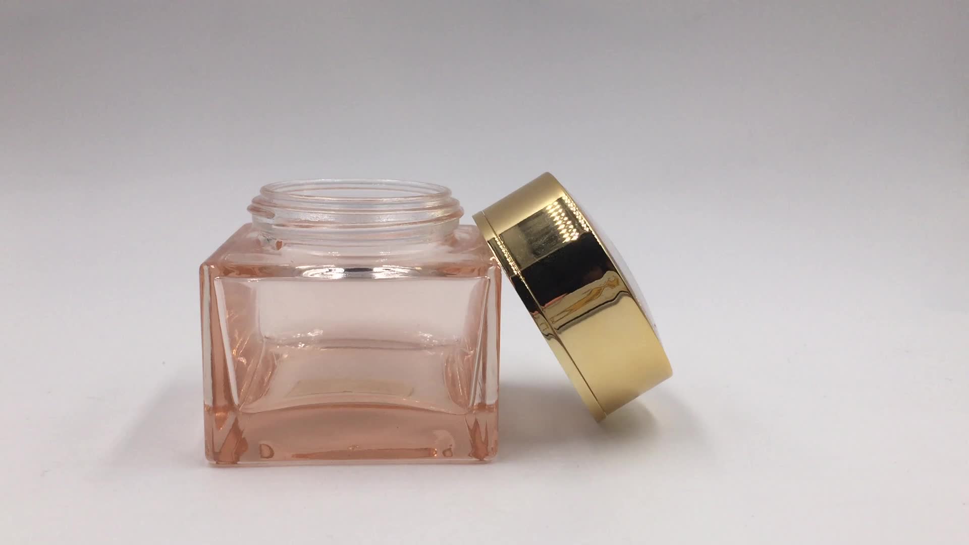 120g High Quality Square Glass Jars With Lids Buy Square Glass Jars