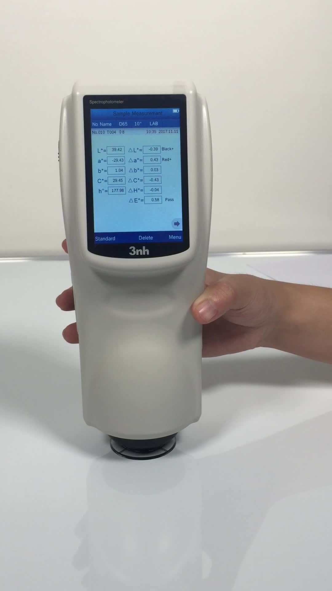 Peinture De Voiture Scanner Couleur Spectrophotomètre Ns810 Remplacer X