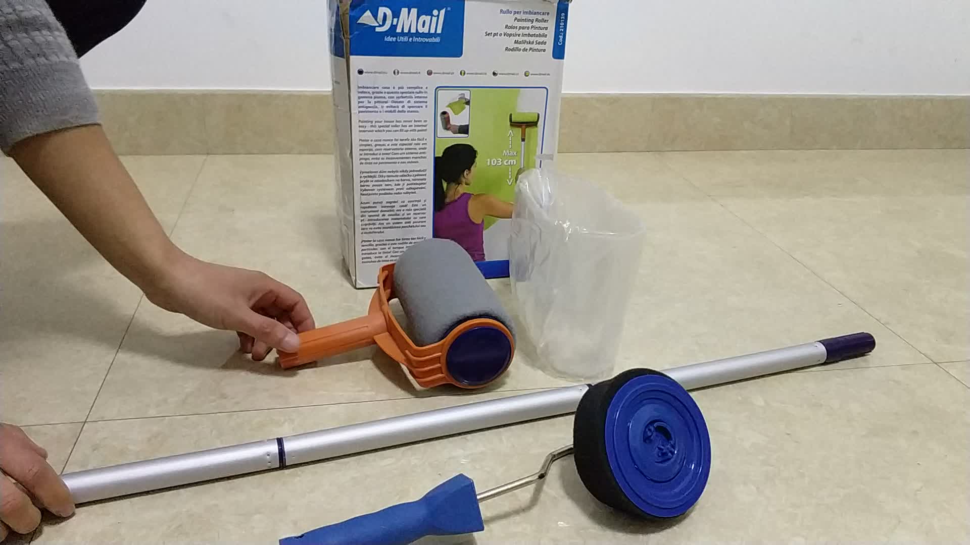 4pc Renovator Paint Runner Pro As Seen On Tv Roller Set No Spills Buy