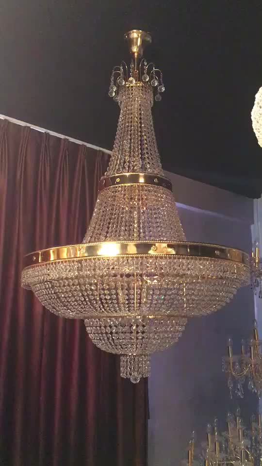 Wholesale Modern Crystal Pendant Chandelier In Stock Empire French