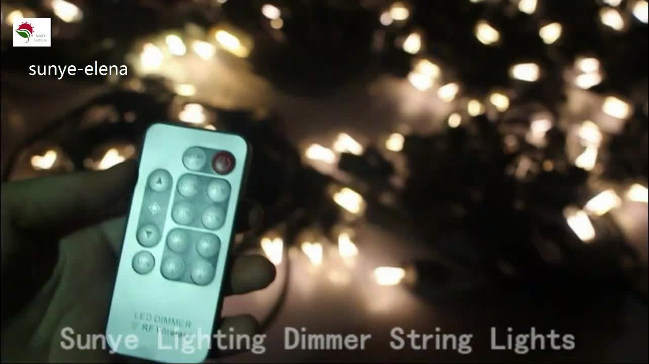Wireless Remote Control Dimmable String Lights Outdoor Waterproof Wireless Remote Control Dimmable String Lights Outdoor Waterproof Ip68 Patio Party