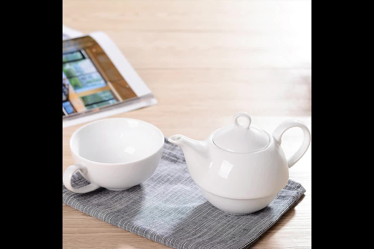 Hotel Tea Service Coffee Pots Cups,Wholesale Pretty Ceramic Tea Cup Pot