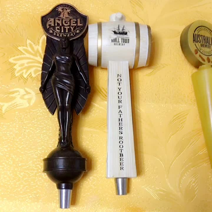 Wholesale Bar Accessory Custom 3d Beer Tap Resin Decorative Tap Handle