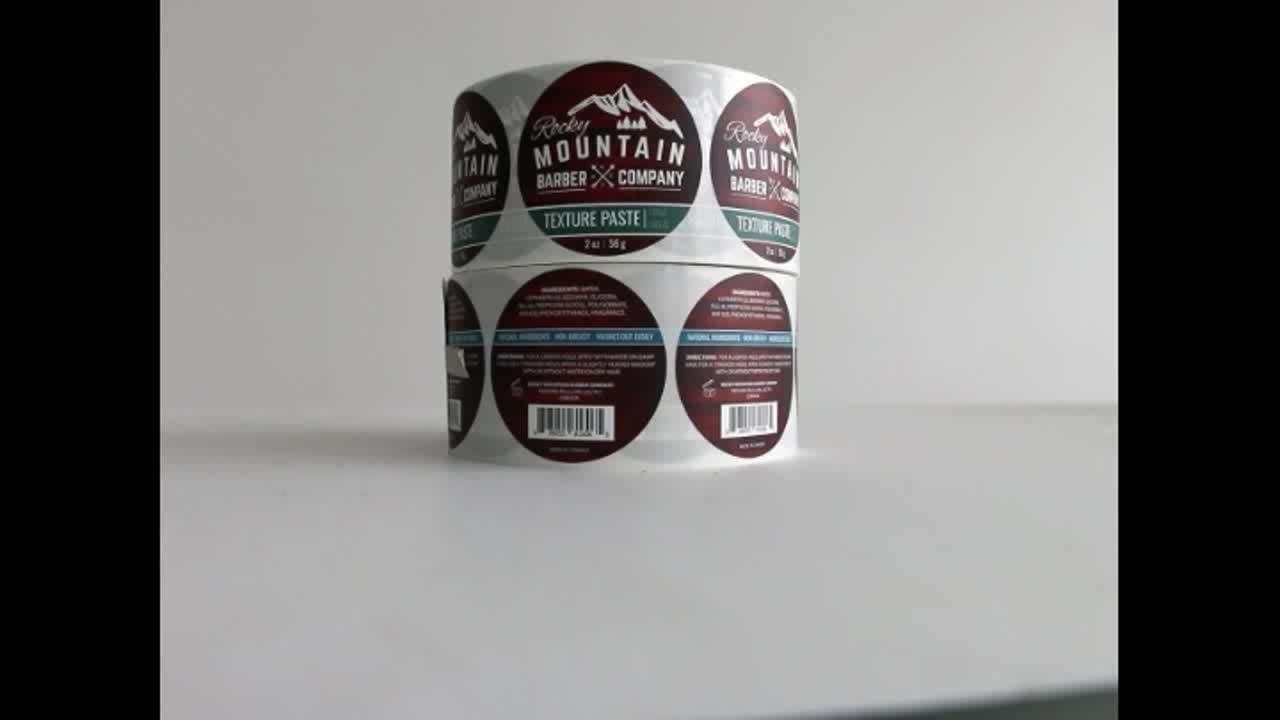 Wholesale China Supplier Custom Perfume Bottle Label Stickers