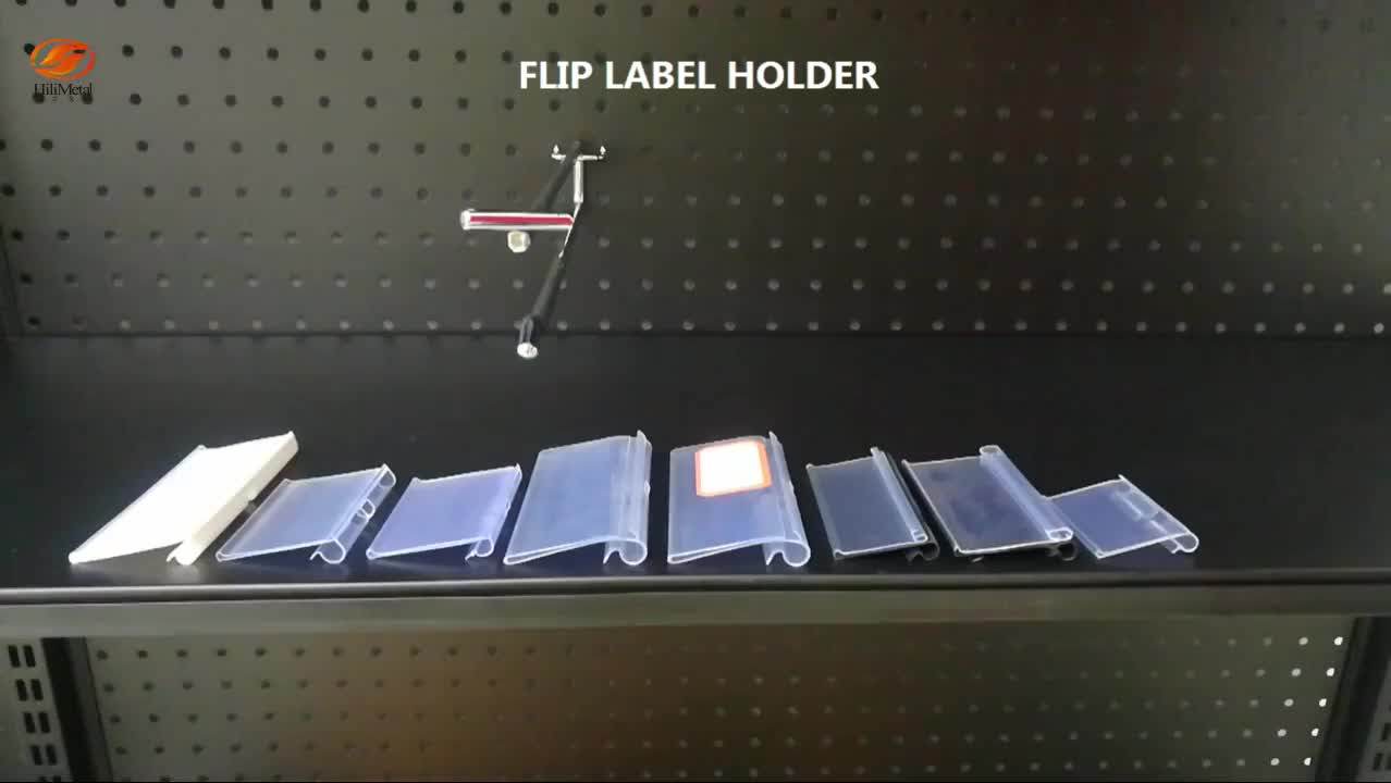 Supermarket Shelf Tag Holder Label Holders Gondola Shelf Info Strip