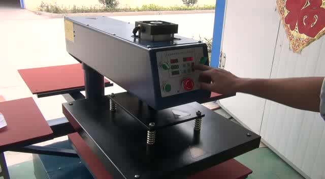 Qx-b5-b Automatic Four-station Rotary Heat Press Transfer Machine Small ...