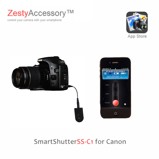 iphone+Canon佳能 蓝牙无线快门线\/GPS定位\/