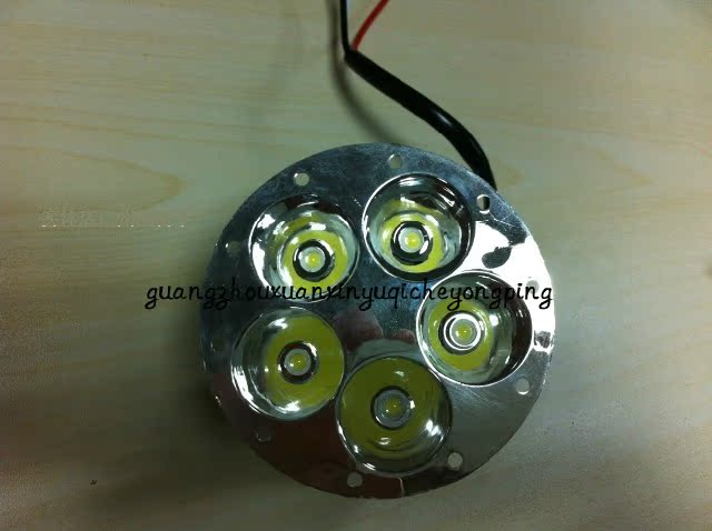 新款25W电动车电瓶车灯摩托车led大灯射灯踏