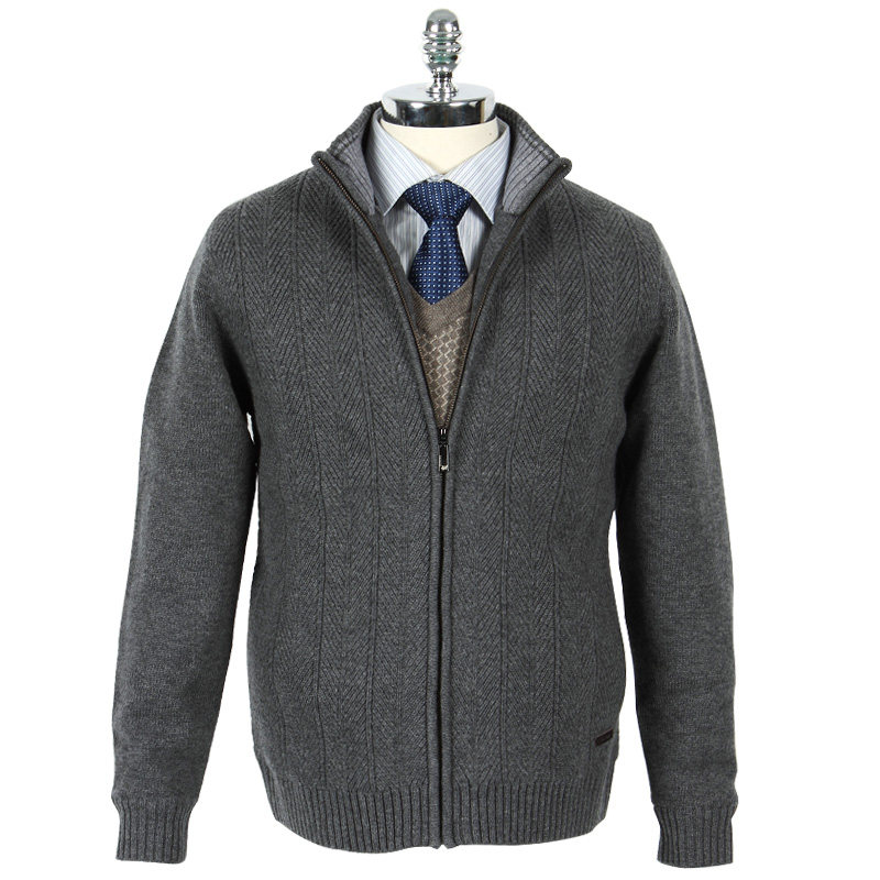 YOUNGOR雅戈尔正品<em>羊毛开衫</em>毛衣男装高档羊