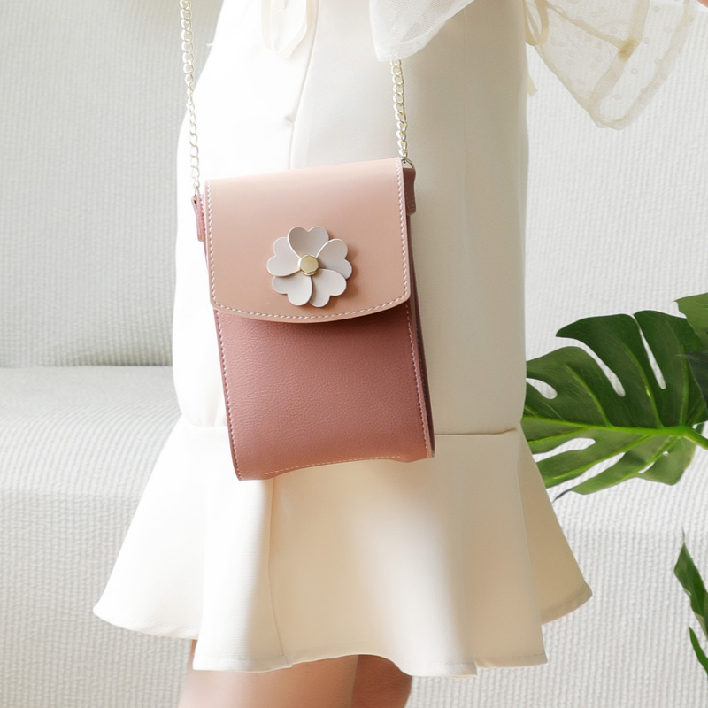 Bà KQueenStar túi điện thoại di động hoa nữ phiên bản Hàn Quốc 2020 mới mini crossbody vai nhỏ vuông vuông - Túi điện thoại