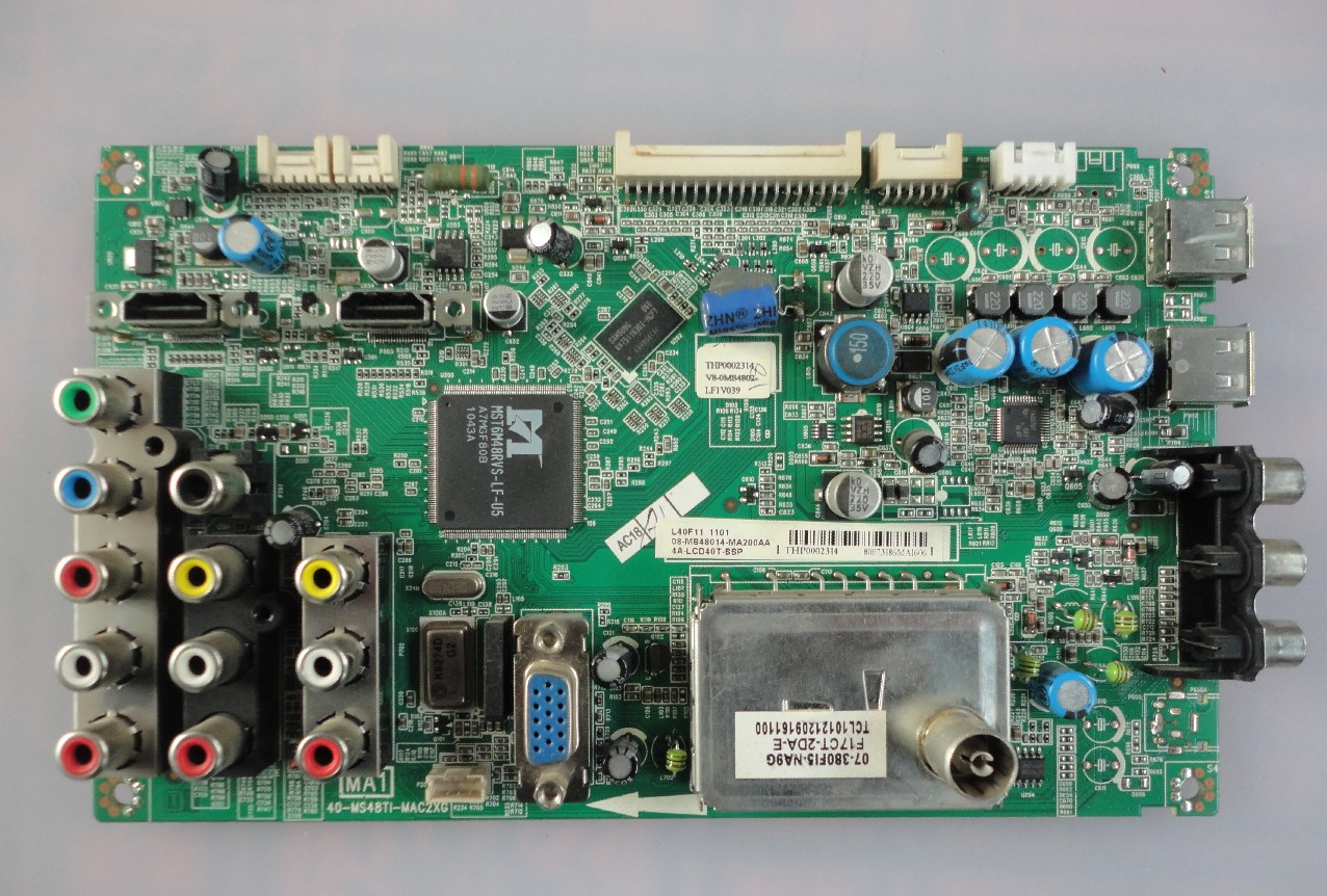 TCL王牌L40F11主板 板号40-MS48TI-MAC2X