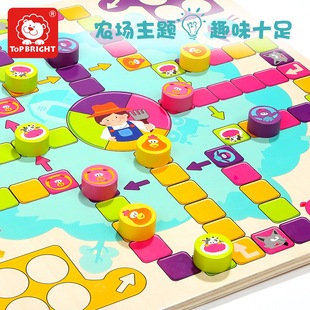 kindergarten board games interactive chess educational toys 4-6 years old children flying chess parent-child game jumping board