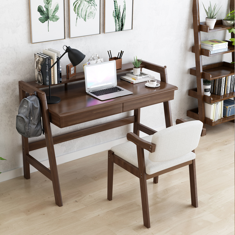Solid Wood Desk Simple Household Bedroom Student Writing Desk