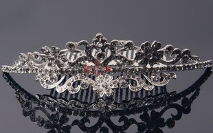 (missing code) bridal crown tiara bright diamond crown rhinestone crown hg091(15.8*4.5)