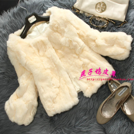 【gcy406089645】特价<em>獭兔毛皮草外套</em> 2013