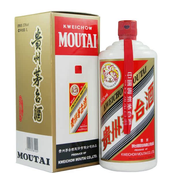 茅台酒53度1000ml飞天茅台1000ml 53度酱香型