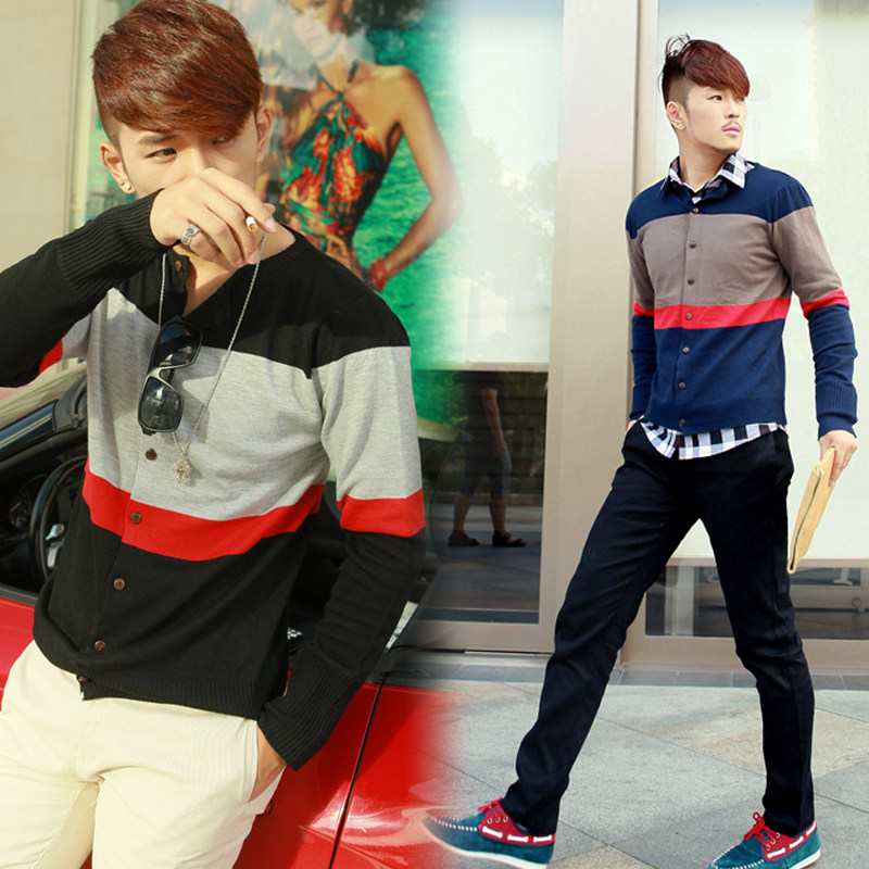 【<em>男士针织衫 开衫</em>】_<em>黑色针织衫开衫搭配</em>_20