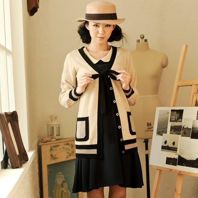 【羊毛<em>针织开衫</em>】_<em>针织开衫里面穿什么</em>_针织