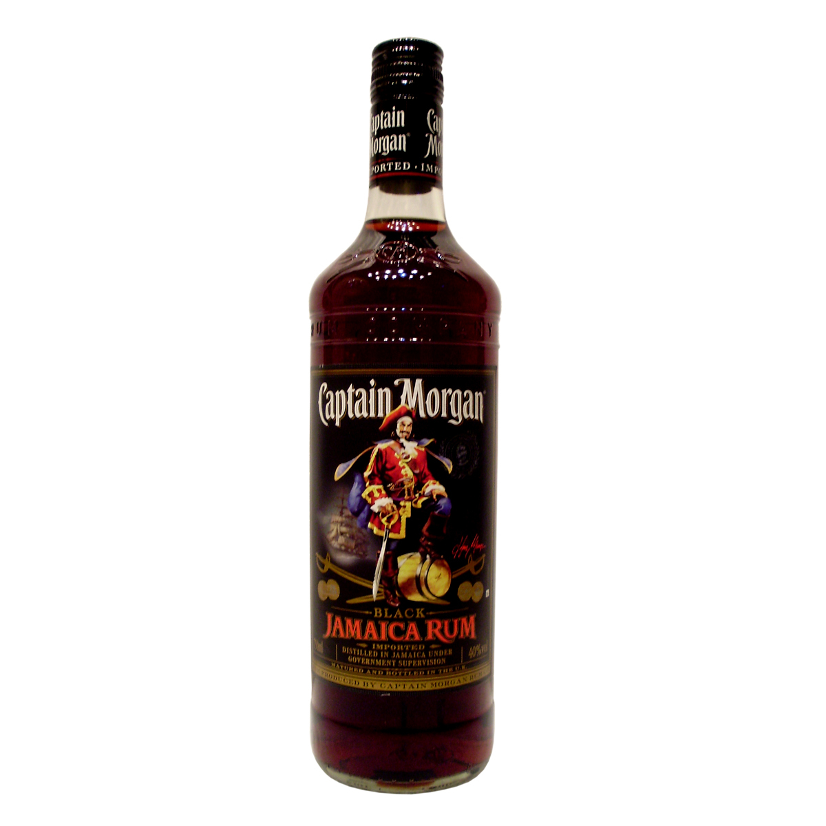 洋酒/摩根船长黑朗姆酒/captain morgan jamaica rum/750ml