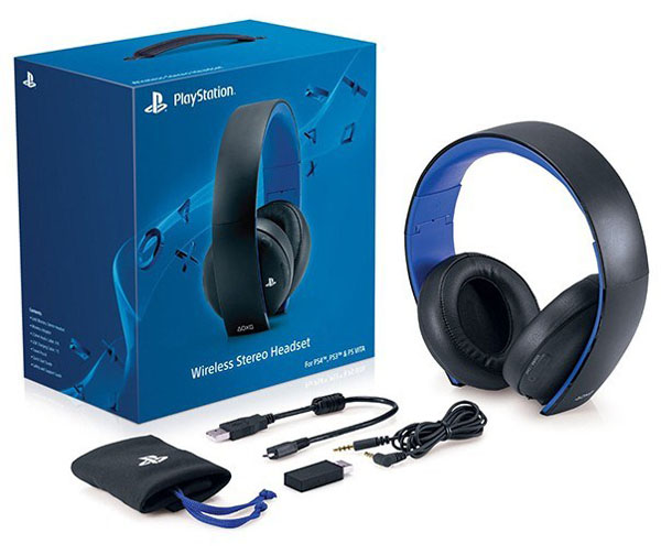 索尼原装Gold无线 PS3 PS4 PC 蓝牙耳机 7.1环