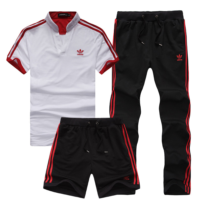 2014新款专柜Adida运动服<em>套装三件套</em>男 <em>夏季</em>