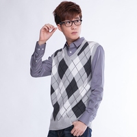 2013新款<em>男装</em>韩版修身中长款开衫针织衫<em>优衣</em>