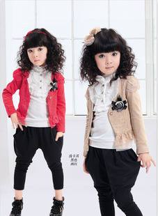 2012 女童<em>春秋</em>装新款 <em>女童装</em>时尚韩版上衣<em>外套</em>