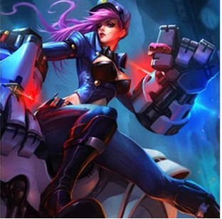 英雄联盟lol 皮城执法官 皮肤 lol女警官 蔚 皮肤铁拳 lol永久