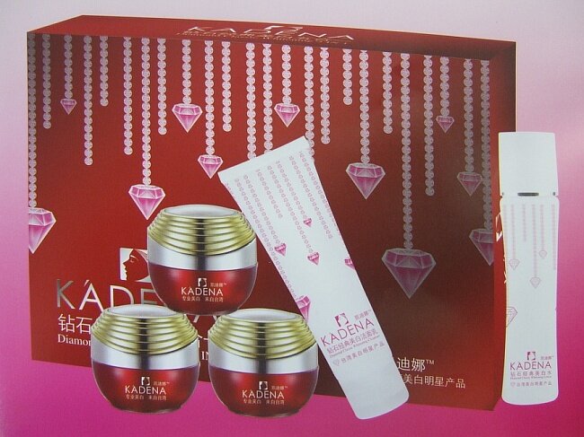 包邮 台湾 美白明星产品 凯迪娜钻石经典美白五
