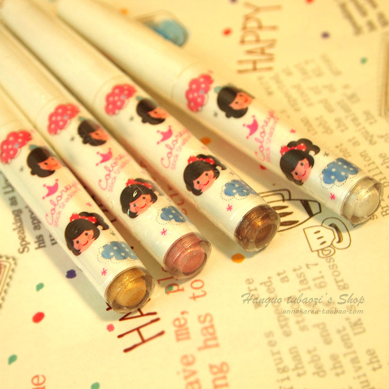 韩国 shara shara girls <em>莎拉女孩</em>娃娃眼影棒卧蚕