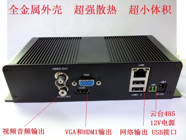 4路D1 720P 1080P 解码器 网络视频解码器 海