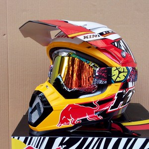 KINI 越野盔 摩托车越野头盔 送G04越野风镜 玻