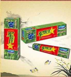 军医生草本乳膏头癣牛皮癣湿疹皮炎疥疮过敏生