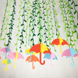 幼儿园教室走廊挂饰卡通小雨伞商铺橱窗装饰吊