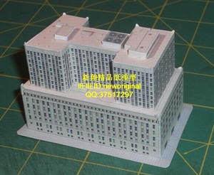 新翔精品纸模型美国政府办公行政大楼政府机关