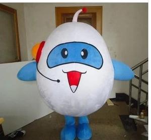 吉祥物qq版机器人卡通人偶服装道具毛绒玩具