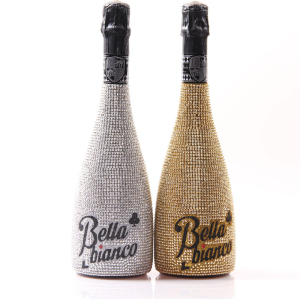 利原装进口夜光之恋金钻镶钻 土豪金起泡酒香