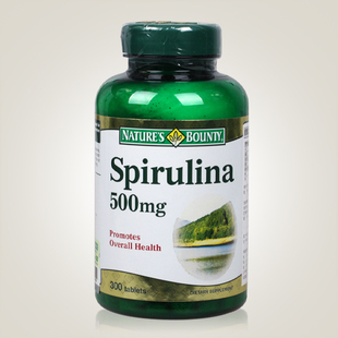  金冠正品 自然之宝钝顶螺旋藻营养片500mg*300片 美国原装进口
