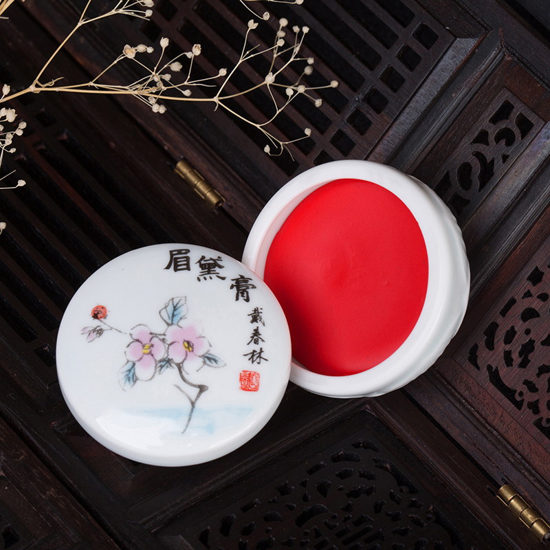 包邮 戴春林莲花瓷瓶眉黛膏/古典口脂 口红 腮红 眼影5g 国货彩妆|ruв категории Косметика, тени - от Buy2taobao.com для оказания профессиональной услуги покупки агента Taobao