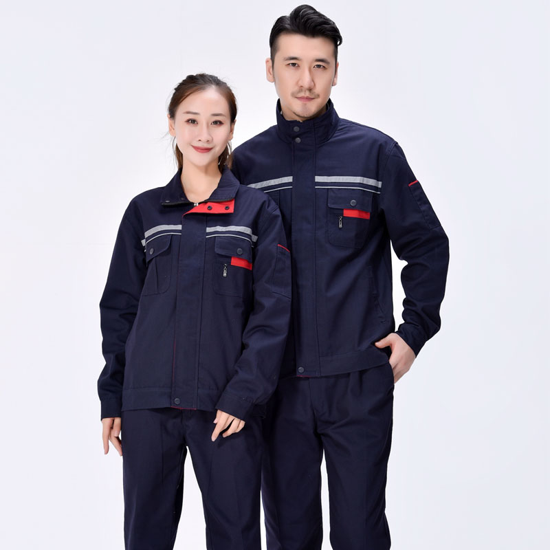 spring and autumn work clothes Stand collar Windbreak canvas Labor insurance Long sleeve coverall Reflective Engineering uniforms wear-resisting Labor insurance Customizedin the Men's clothing, Set , Tooling uniform category - from Buy2taobao.com to provide professional Taobao agent buy service